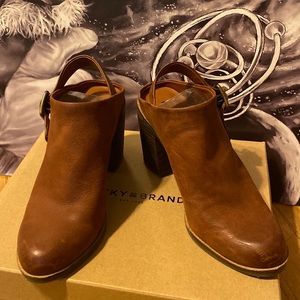 EUC LUCKY BRAND LK-Machiko, Russet Mules